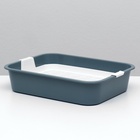 Туалет «Мурка» для кошек, с решёткой, 33×25×7 см, микс цветов - Фото 2