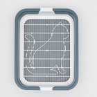 Туалет «Мурка» для кошек, с решёткой, 33×25×7 см, микс цветов - Фото 5