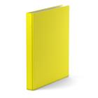 Папка на 2 кольцах А4, ErichKrause Neon, 35 мм, 1750 мкм, ламинированная, твердая обложка, жёлтая - Фото 2