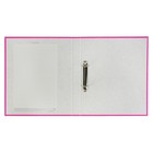 Папка на 2 кольцах А4, ErichKrause Neon, 35 мм, 1750 мкм, неон розовая - фото 8358857