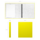 Папка на 4 кольцах А4, ErichKrause Neon, 35 мм, 1750 мкм, ламинированная, твердая обложка, желтая - фото 8358882