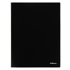 Папка с боковым зажимом A4 Erich Krause CLASSIC, черная, корешок 17мм, толщина 500мкм, вместимость 100 листов - Фото 1