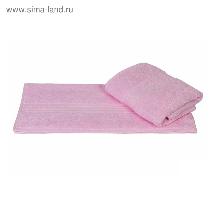 Полотенце Rainbow, размер 70 × 140 см, светло-розовый - Фото 1