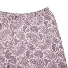 Комплект женский (халат, майка, шорты) Узор цвет розовый, р-р 50 - Фото 10