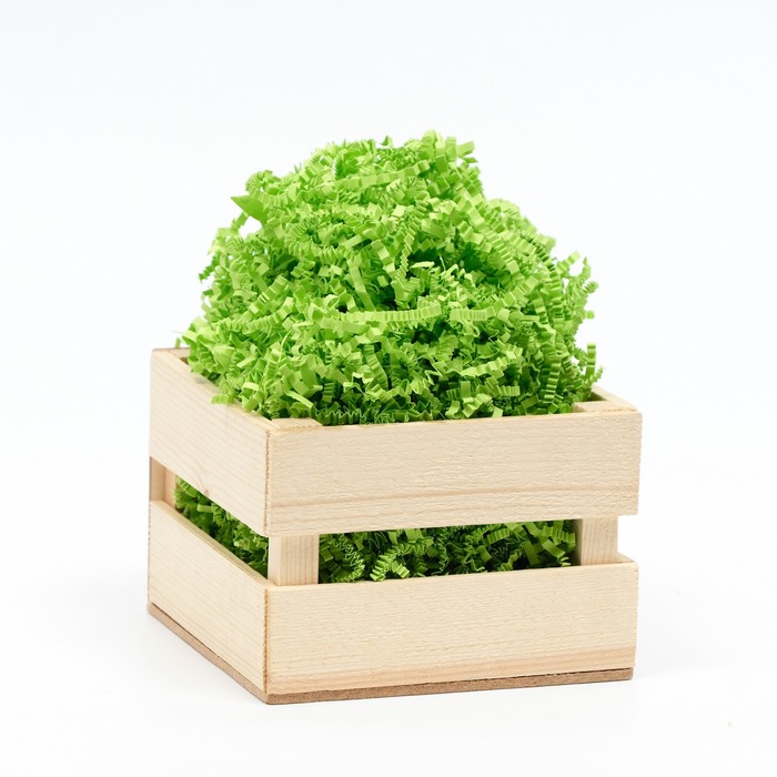 Наполнитель бумажный для подарков, зеленая липа, 50 г - Фото 1