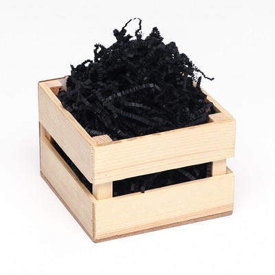 Наполнитель бумажный для подарков, чёрный, 50 г