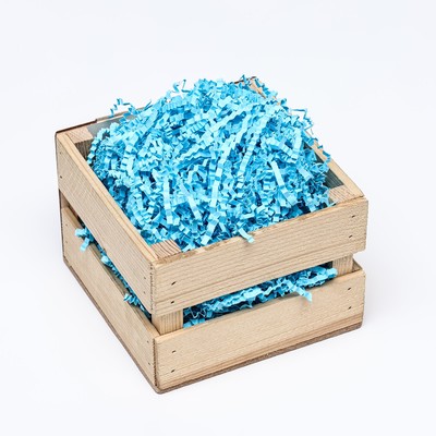 Наполнитель бумажный для подарков, синий, 50 г