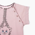 Комплект женский (халат, сорочка) "Двойка для кормящих" цвет розовый, р-р 54 - Фото 11