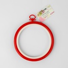 Пяльцы для вышивания с подвесом, пластиковая, d=9/11.5 см, МИКС - Фото 5