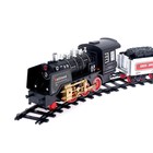 Железная дорога «Классика», радиоуправление, свет и звук, с дымом, работает от аккумулятора - Фото 5