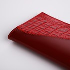 Обложка для паспорта TEXTURA, цвет красный - Фото 4