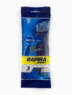 Бритвенные станки одноразовые Rapira Sprint, 2 лезвия, 3 шт. 2952799