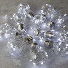 УЦЕНКА НИТЬ, 3 м, 10 пластиковых лампочек, LED-100-12V, БЕЛЫЙ - фото 14685692