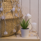 УЦЕНКА Гирлянда «Нить» 5 м, с насадками «Кубик тающий», серебристая нить, 20 LED, 220 В, мигание, свечение мульти - Фото 6