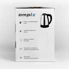 Чайник электрический Ampix AMP-1335, металл, 1.8 л, 1500 Вт, серебристый - Фото 7