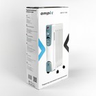 Обогреватель Ampix AMP-07-1006, масляный, 1000 Вт, 6 секций, 12 м², белый - Фото 3