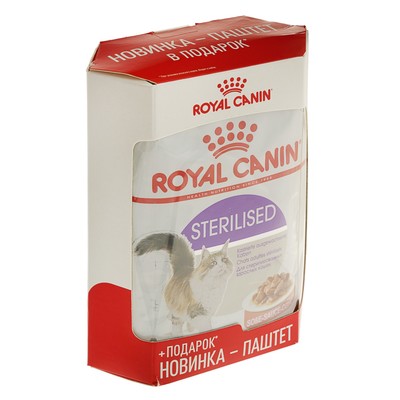 Акция! Влажный корм RC Sterilised для стерилизованных кошек, в соусе, пауч, 5 х 85 г