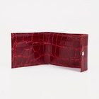 Кошелёк женский на кнопке, цвет красный - Фото 2