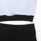 Костюм для мальчика (толстовка, брюки), рост 116 см, цвет черно-белый ОЕ-103 - Фото 5