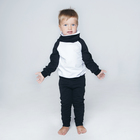 Костюм для мальчика (толстовка, брюки), рост 116 см, цвет черно-белый ОЕ-103 - Фото 1