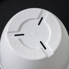 Горшок для цветов с поддоном Альтернатива «Афина», 500 мл, пластиковый, белый - Фото 4