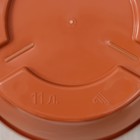 Горшок для цветов с поддоном Альтернатива «Афина», 11 л, пластиковый, коричневый - Фото 5