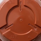 Горшок с поддоном «Афина», 2,2 л, цвет коричневый - Фото 5
