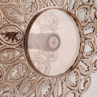 Этажёрка для фруктов Альтернатива «Мелодия», 3-х ярусная, d=16 см, 21 см, 27 см, коричневая - Фото 3