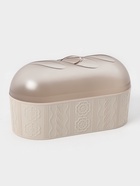 Хлебница с крышкой Альтернатива «Меланж», 33×16×19 см, пластик, бежевая - Фото 6