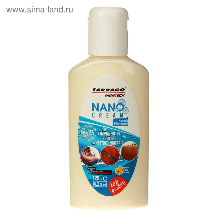 

Крем-бальзам для обуви Tarrago Nano Leather Cream, 125 мл