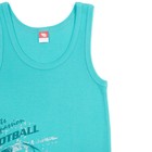 Майка для мальчика, рост 146 см, цвет бирюзовый - Фото 3