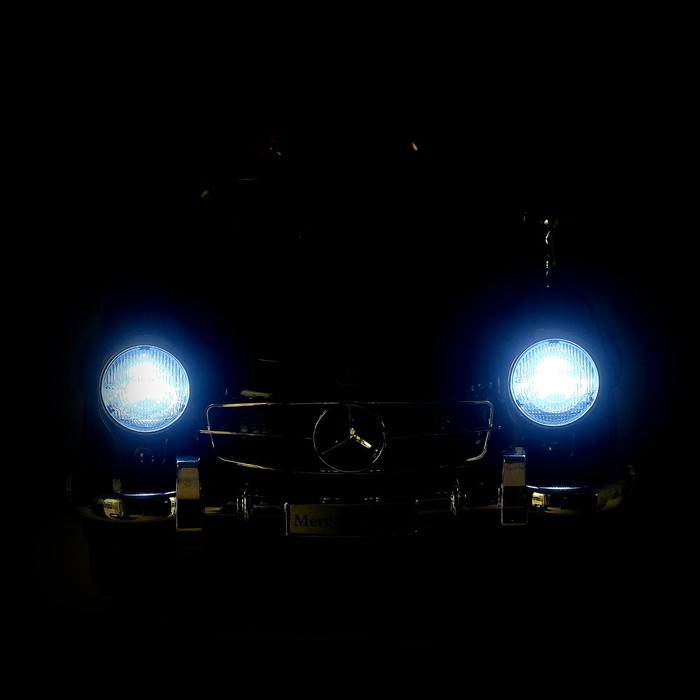 Электромобиль MERCEDES-BENZ 300SL, с радиоуправлением, свет и звук, цвет черный - фото 1906891387