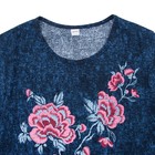 Комплект женский (футболка, бриджи) Салли цвет джинс, р-р 44 - Фото 3