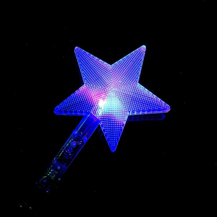 Палочка световая «Звезда», цвет синий - фото 1884816315