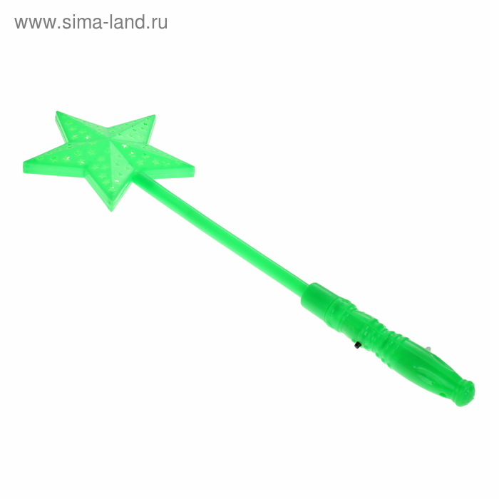 Палочка световая "Звёздочка", цвет зелёный - Фото 1