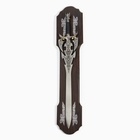 Панно на стену «Макет оружия: сувенирный меч на планшете. Голова дракона», декор настенный, резное лезвие - Фото 2