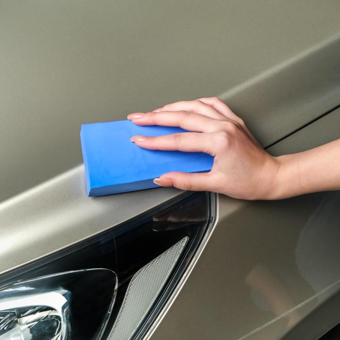 Губка для мытья авто TORSO, 17×7 см, влаговпитывающая, микс - фото 1906891436