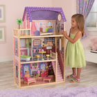 Домик кукольный деревянный KidKraft «Кайла», трёхэтажный, с мебелью - фото 109827532