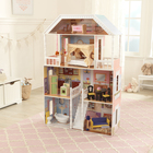 Домик кукольный деревянный KidKraft «Вилла Саванна», четырёхэтажный, с мебелью - Фото 2