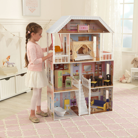 Кукольный домик для Барби «Саванна», с мебелью 14 элементов
