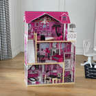 Домик кукольный деревянный KidKraft «Вилла Амелия», трёхэтажный, с мебелью - Фото 5