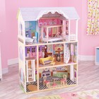 Трёхэтажный дом из дерева для Барби «Кайли», 10 предметов мебели - Фото 3