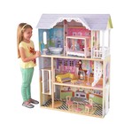Трёхэтажный дом из дерева для Барби «Кайли», 10 предметов мебели - Фото 4