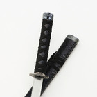 Сувенирное оружие «Катана на подставке», чёрные ножны под змеиную кожу, 70см, клинок 31см - фото 9962141