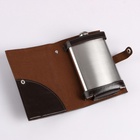 Фляжка «Герб», нержавеющая сталь, чехол, 300 мл - Фото 5