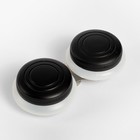 Маслёнки, 2 штуки, пластиковые, для красок, с закручивающимися крышками, с держателем - Фото 1