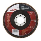 Круг лепестковый торцевой ЛОМ, 115×22 мм, Р80 - Фото 1