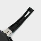 Сковорода Доляна Promo, d=16 см, пластиковая ручка, антипригарное покрытие, цвет чёрный - фото 4583883