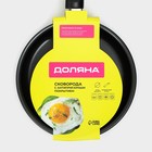 Сковорода Доляна Promo, d=16 см, пластиковая ручка, антипригарное покрытие, углеродистая сталь, чёрная - Фото 7