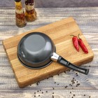 Ковш Promo, 700 мл, d=14 см, антипригарное покрытие, бакелитовая ручка, цвет тёмно-серый - Фото 2